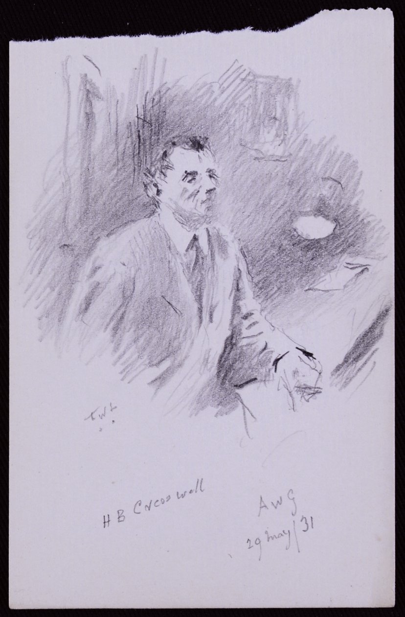HB Cresswellin muotokuva tekijältä Francis Wilfred Lawson