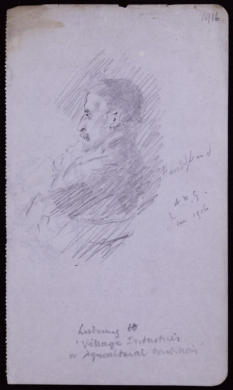 Harold Speedin muotokuva tekijältä Francis Wilfred Lawson