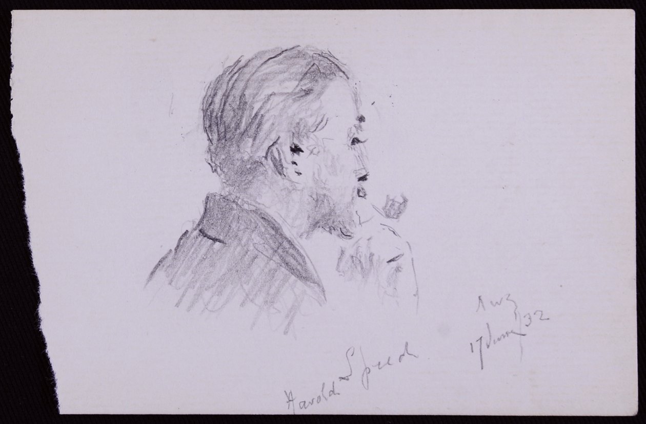 Harold Speedin muotokuva tekijältä Francis Wilfred Lawson