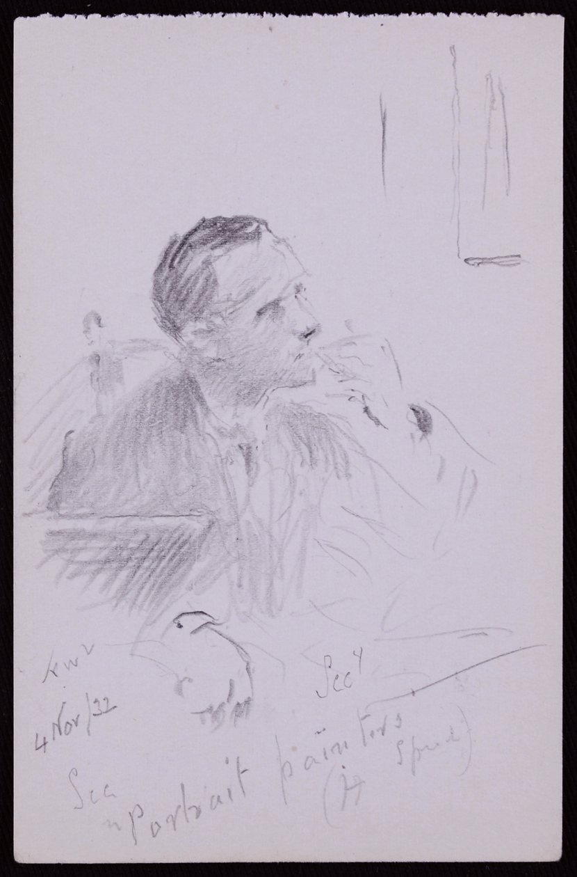 Harold Speedin muotokuva tekijältä Francis Wilfred Lawson