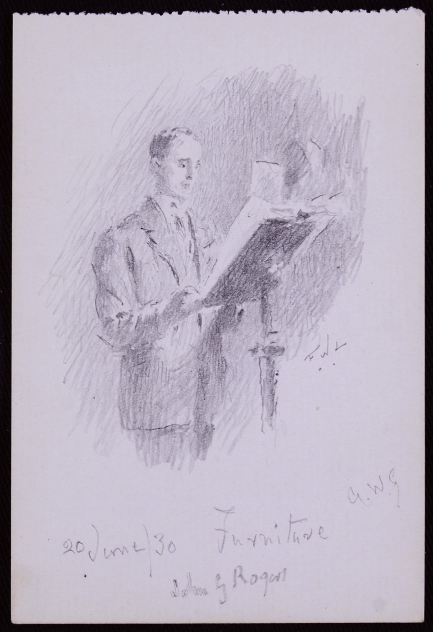 John G Rogersin muotokuva tekijältä Francis Wilfred Lawson