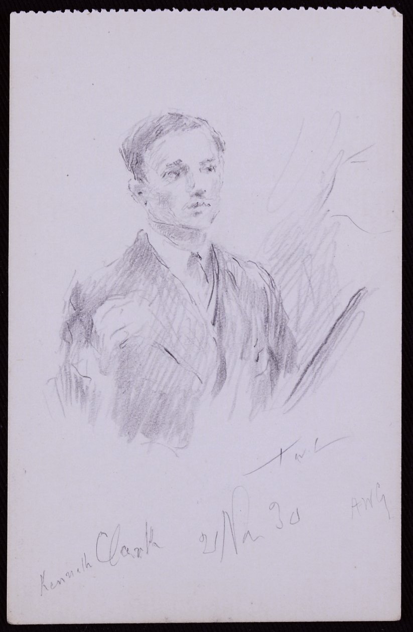 Kenneth Clarken muotokuva tekijältä Francis Wilfred Lawson