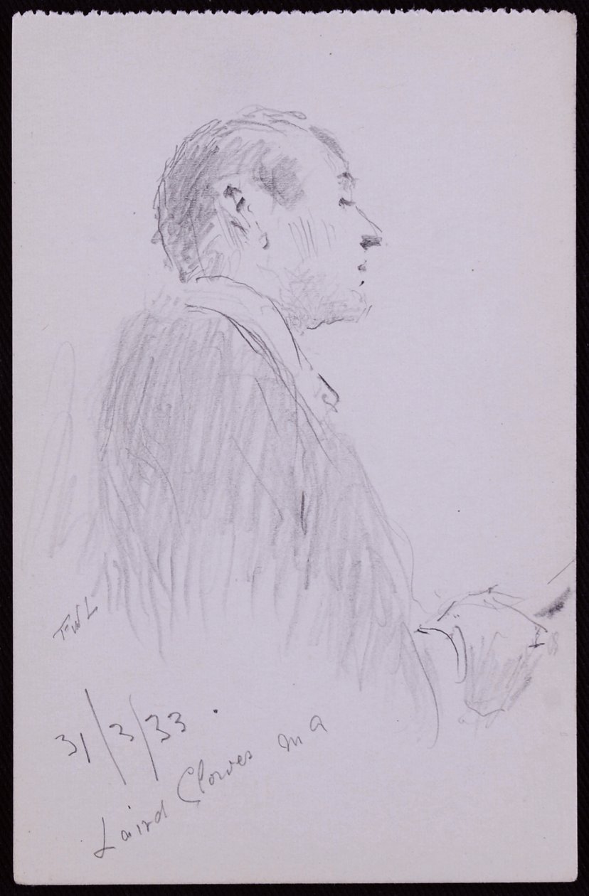 Laird Clowesin muotokuva tekijältä Francis Wilfred Lawson