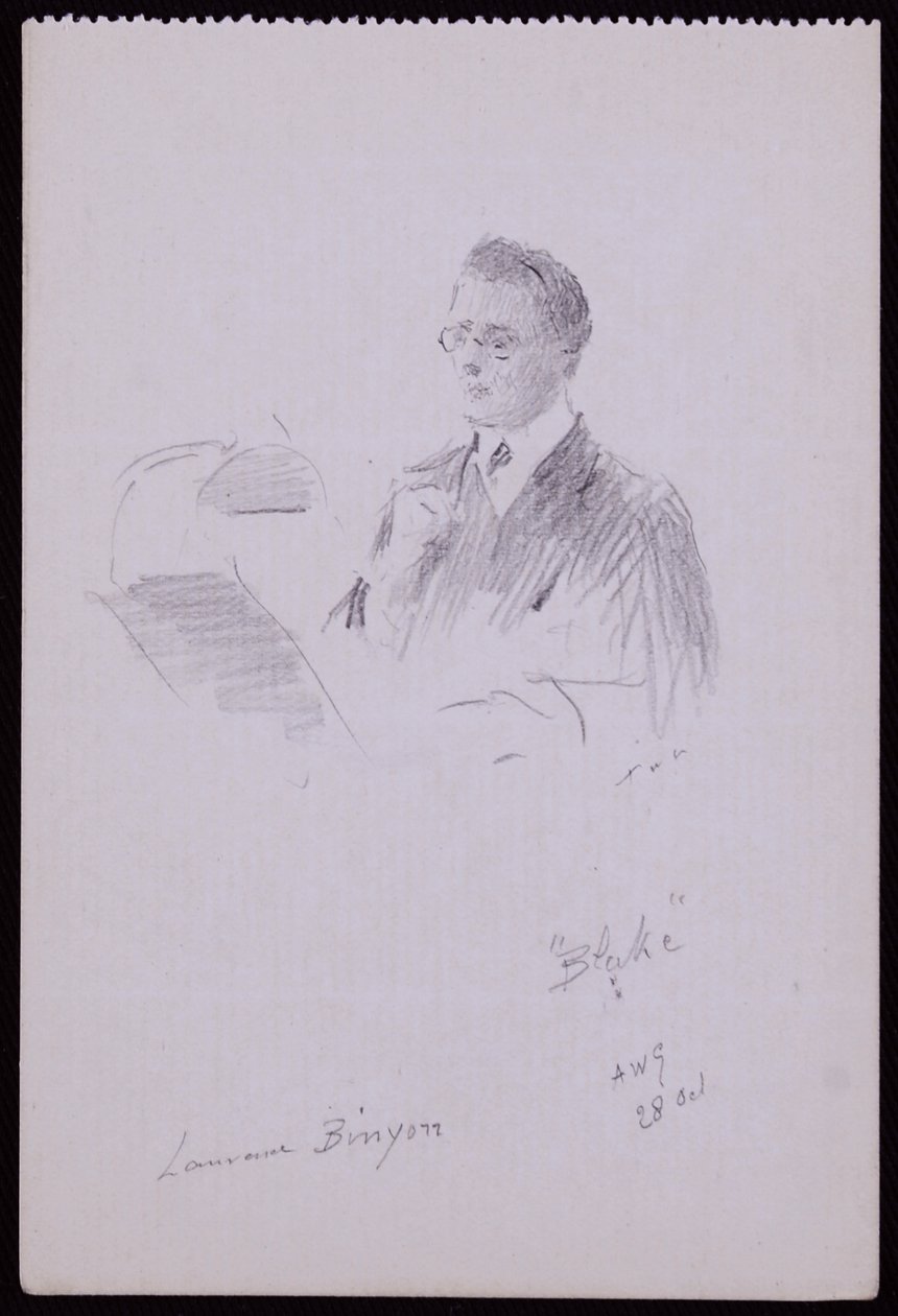 Laurence Binyonin muotokuva tekijältä Francis Wilfred Lawson