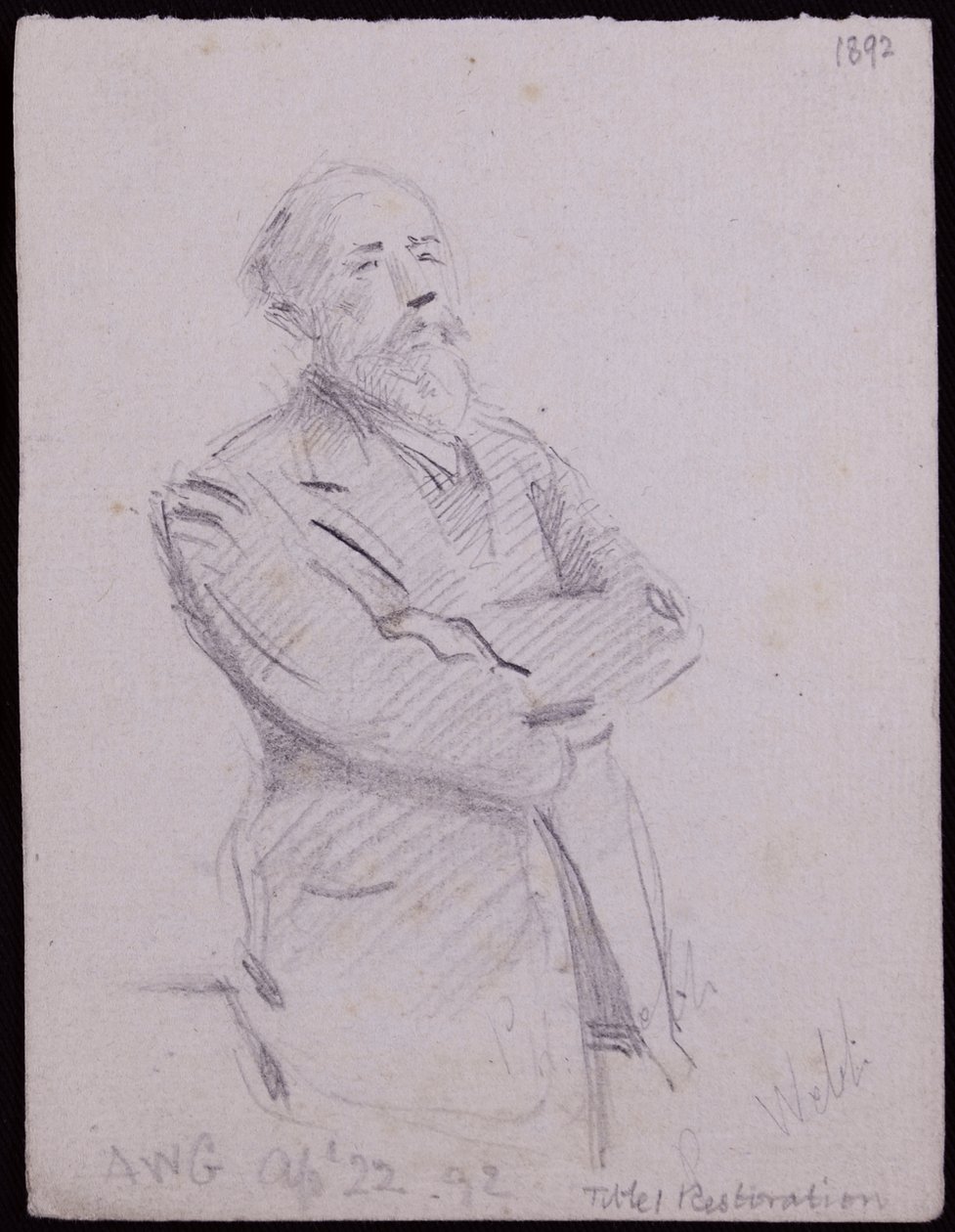 Muotokuva Philip (?) Webb tekijältä Francis Wilfred Lawson