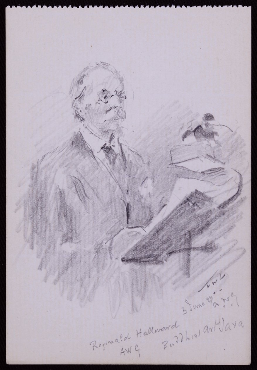 Reginald Hallwardin muotokuva tekijältä Francis Wilfred Lawson