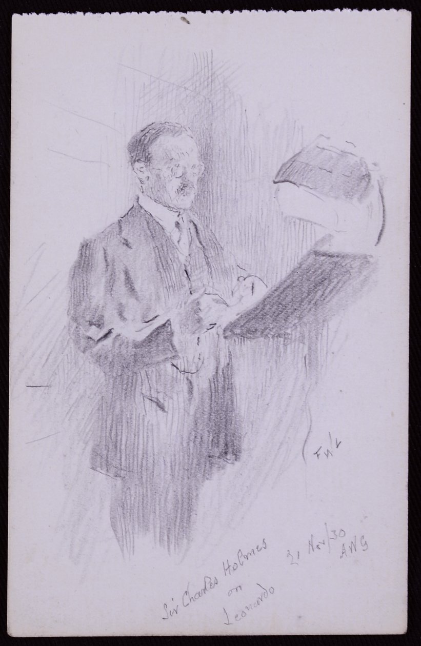 Sir Charles Holmesin muotokuva tekijältä Francis Wilfred Lawson