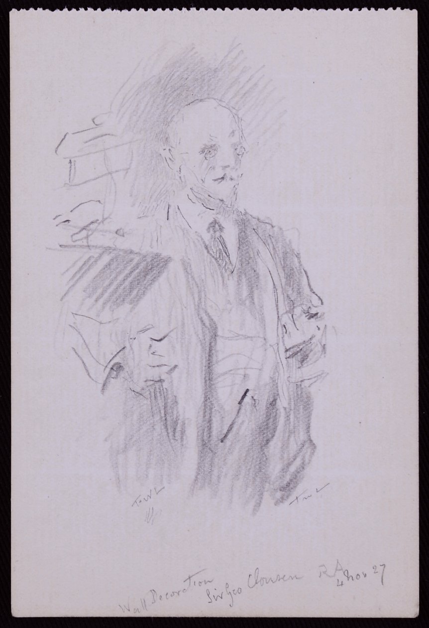 Sir George Clausenin muotokuva tekijältä Francis Wilfred Lawson