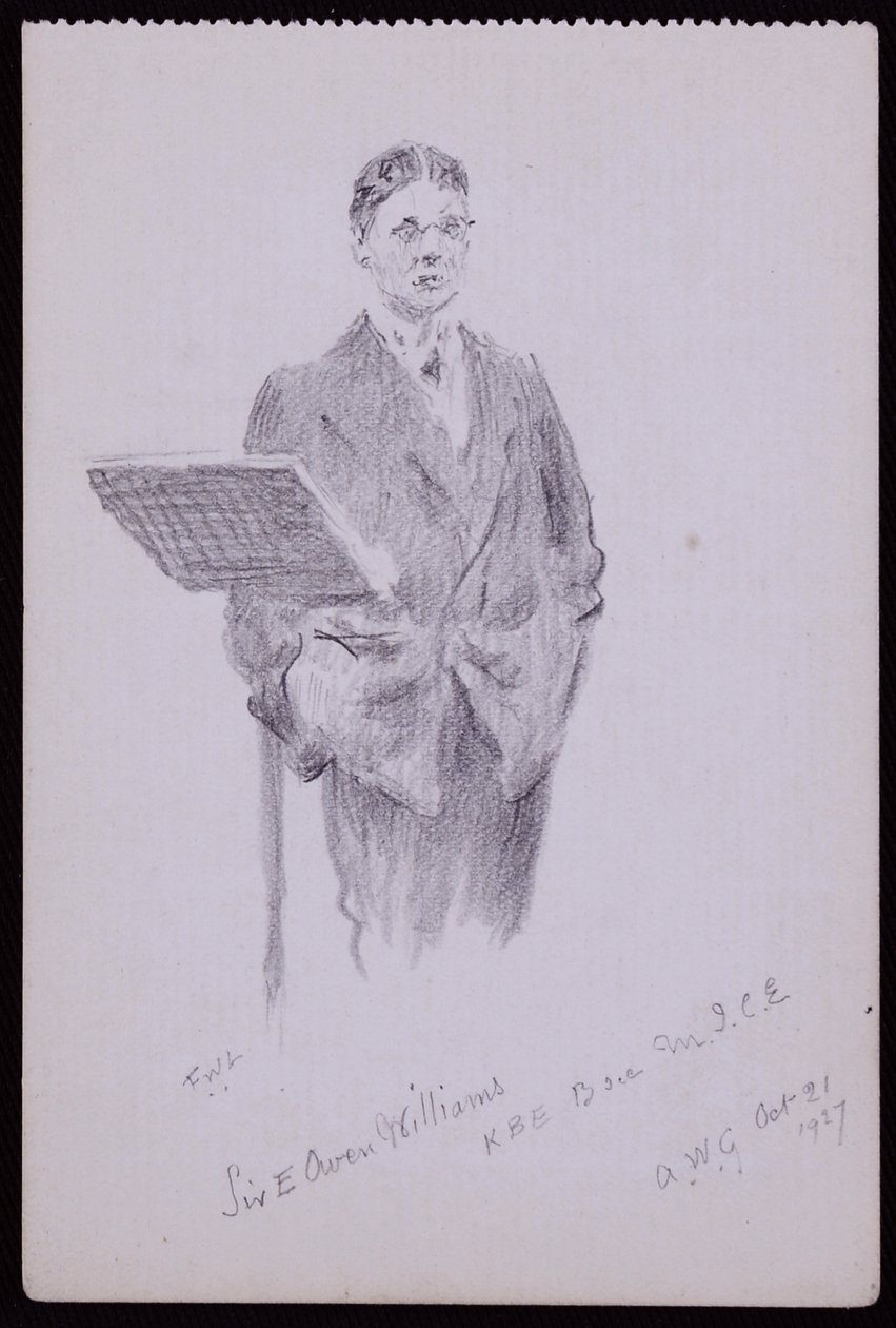 Sir Owen Williamsin muotokuva tekijältä Francis Wilfred Lawson