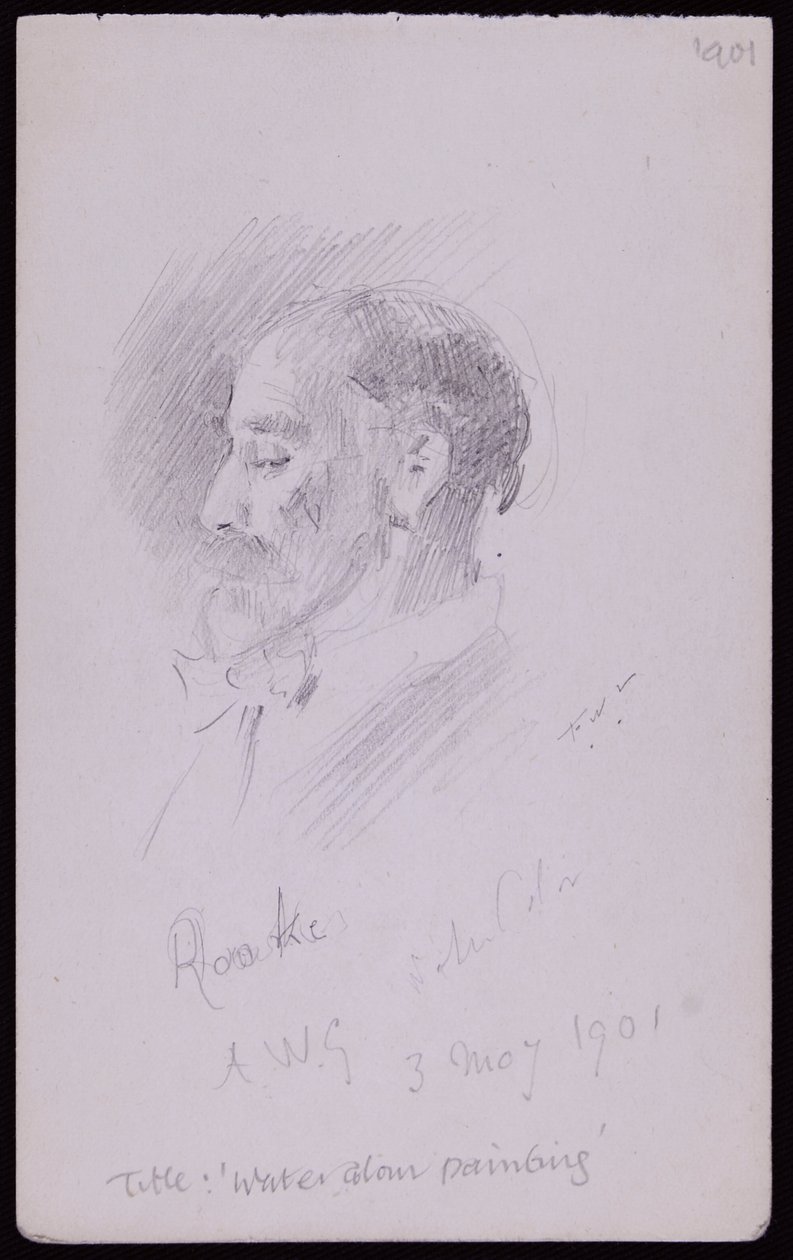 TM Rooken muotokuva tekijältä Francis Wilfred Lawson