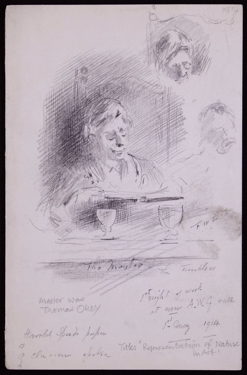 Thomas Okeyn muotokuva tekijältä Francis Wilfred Lawson