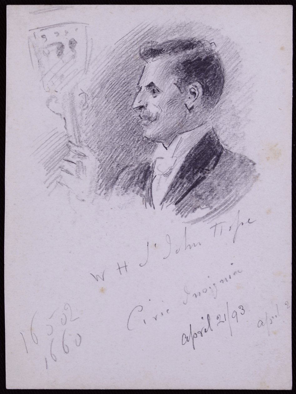 WH St John Hopen muotokuva tekijältä Francis Wilfred Lawson