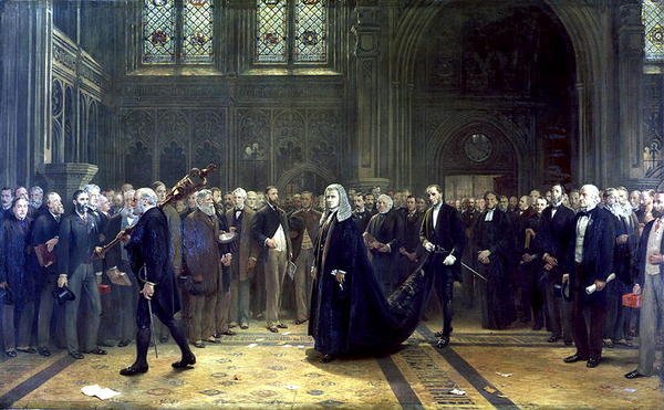Puhujan kulkue vuonna 1881 tekijältä Francis Wilfred Lawson