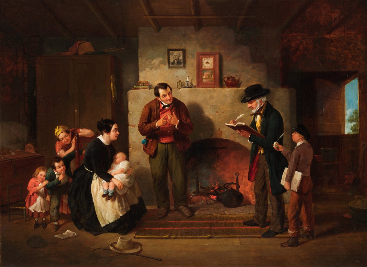 Väestönlaskenta, 1854 tekijältä Francis William Edmonds