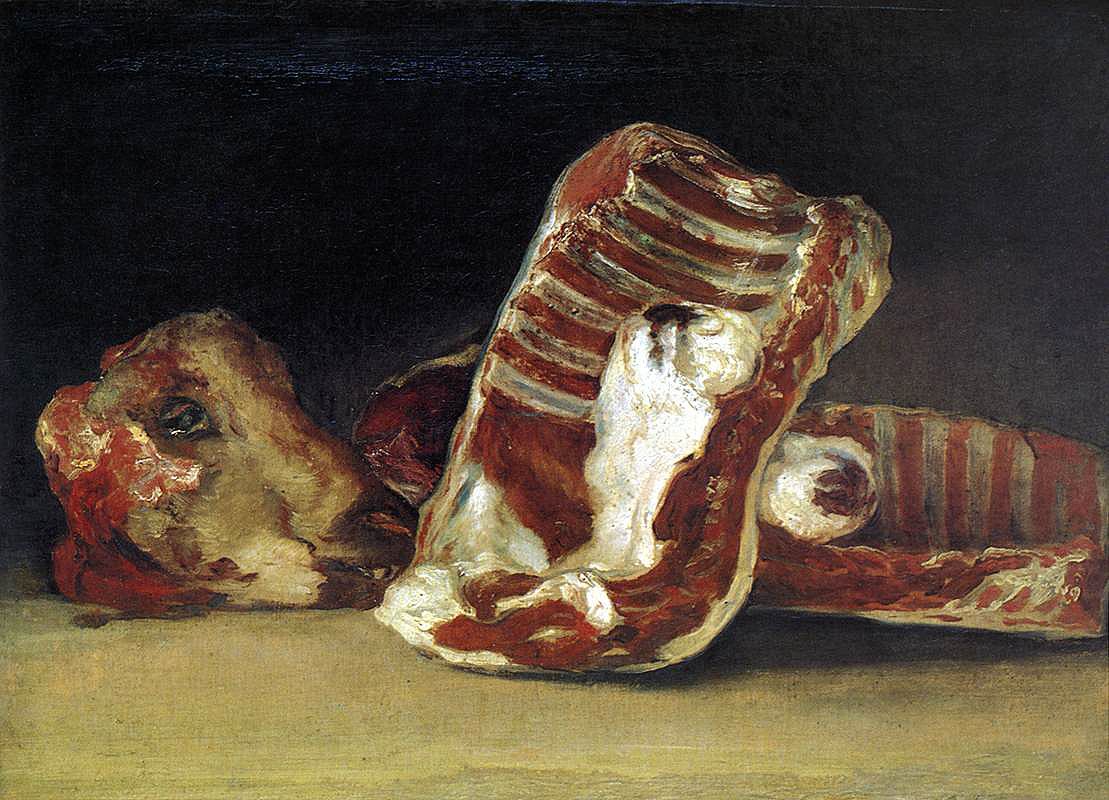 Teurastajalaskuri tekijältä Francisco de Goya