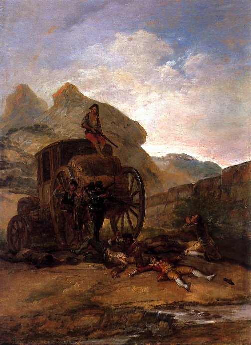 Asalto de ladrones tekijältä Francisco de Goya