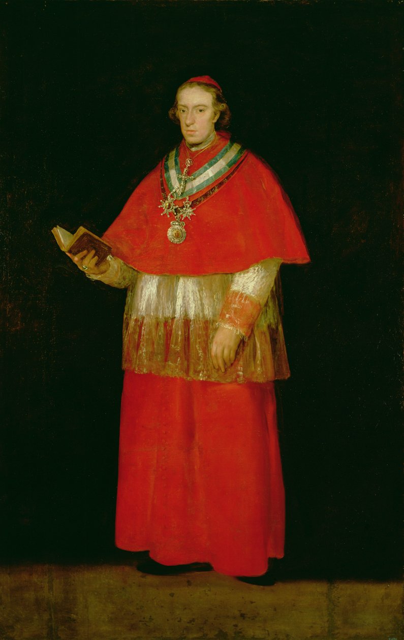 Kardinaali Don Luis de Bourbon (1777-1823) n. 1800 tekijältä Francisco de Goya