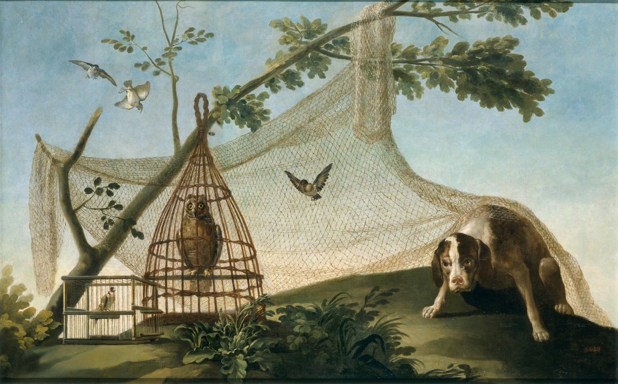 Caza con reclamo tekijältä Francisco de Goya