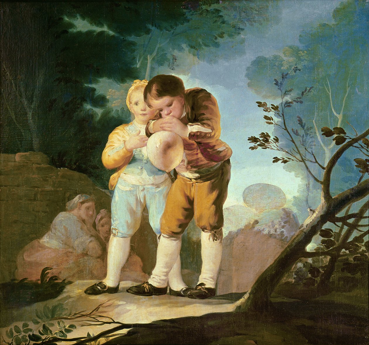 Lapset täyttämässä rakkoa, 1778 tekijältä Francisco de Goya