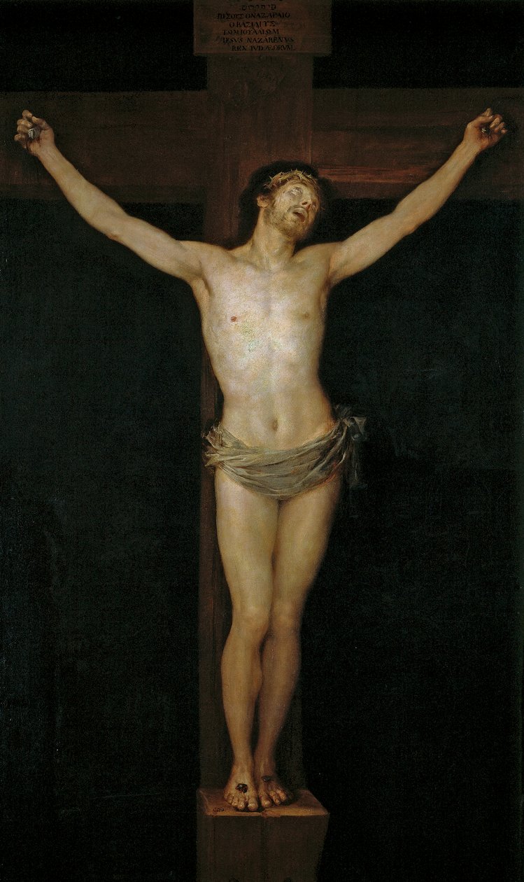 Kristus ristillä tekijältä Francisco de Goya