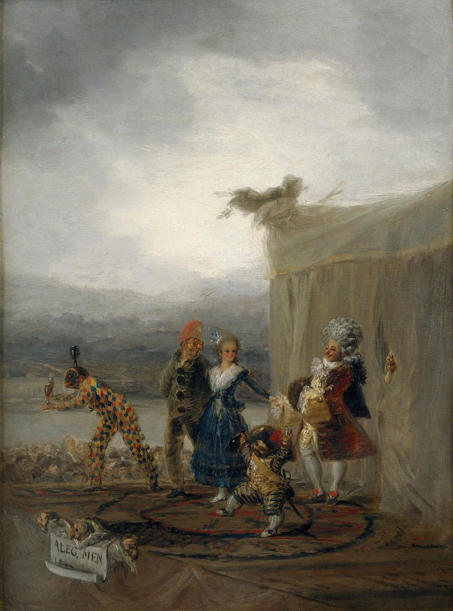 Cómicosin ambulanssit tekijältä Francisco de Goya
