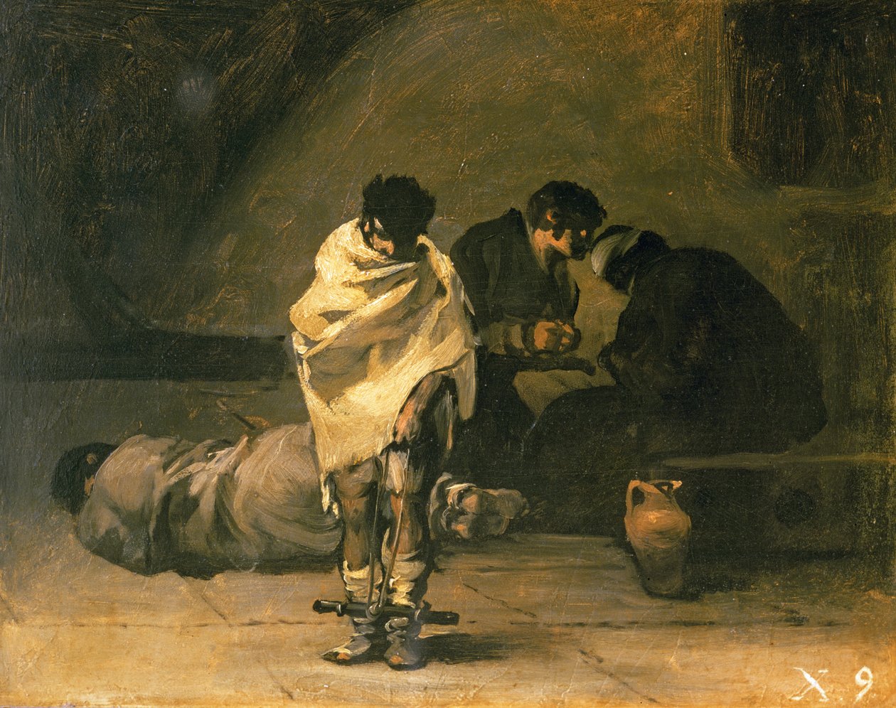 Tunnustus vankilassa tekijältä Francisco de Goya