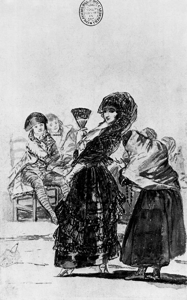 Dibujo tekijältä Francisco de Goya