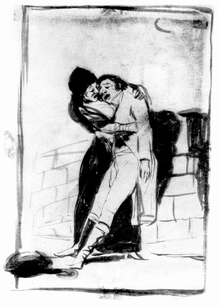 Dibujo preparatorio tekijältä Francisco de Goya