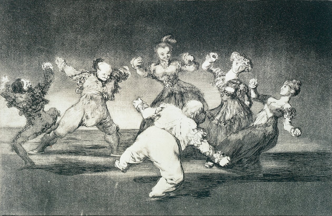 Erillinen Alegre (iloinen hulluus) tekijältä Francisco de Goya