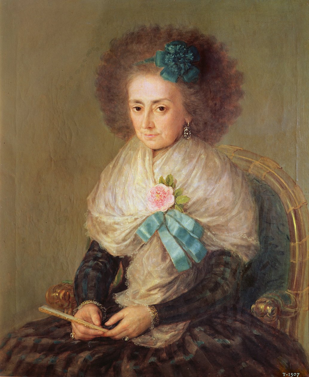 Dona Maria Antonia Gonzaga (1735-1801) Marquesa de Villafranca tekijältä Francisco de Goya