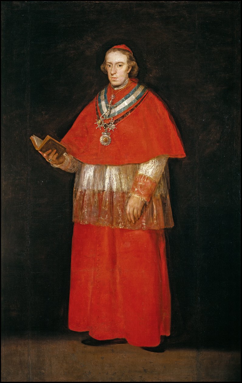 Kardinaali Luis María de Borbón ja Vallabriga tekijältä Francisco de Goya