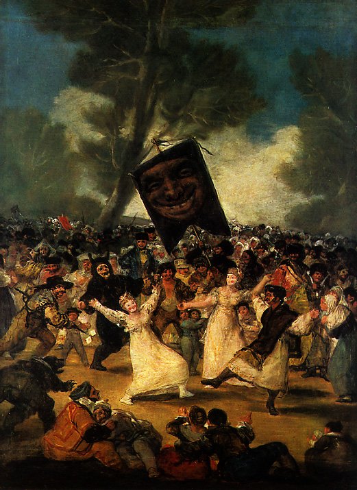 El entierro de la sardina tekijältä Francisco de Goya