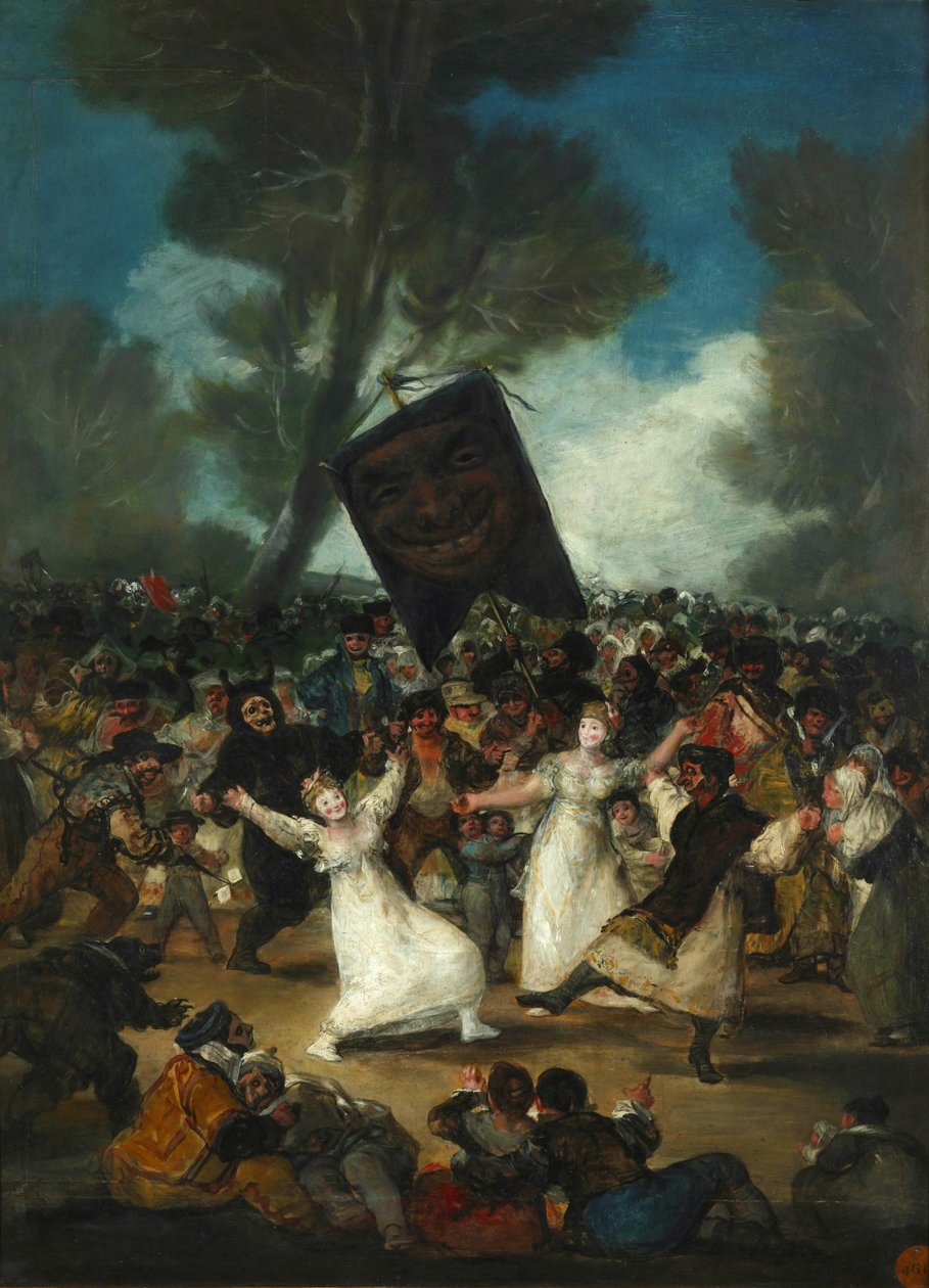 Entierro de la Sardina tekijältä Francisco de Goya