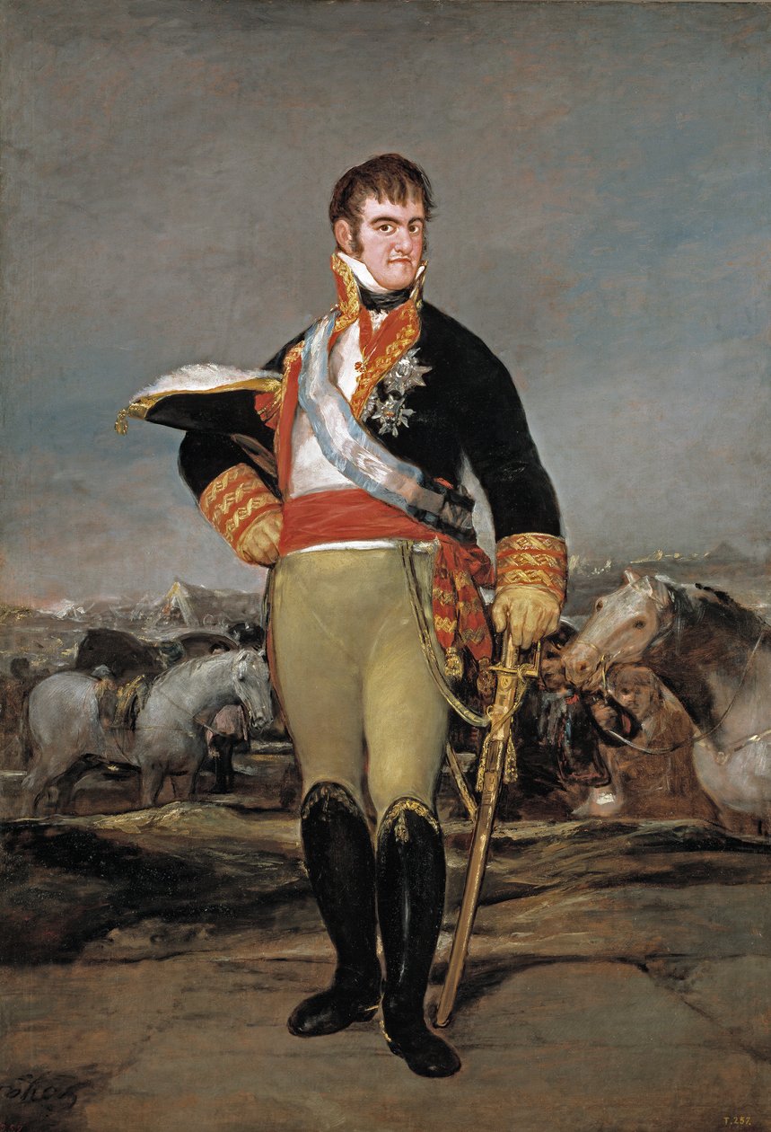 Ferdinand VII leirillä tekijältä Francisco de Goya