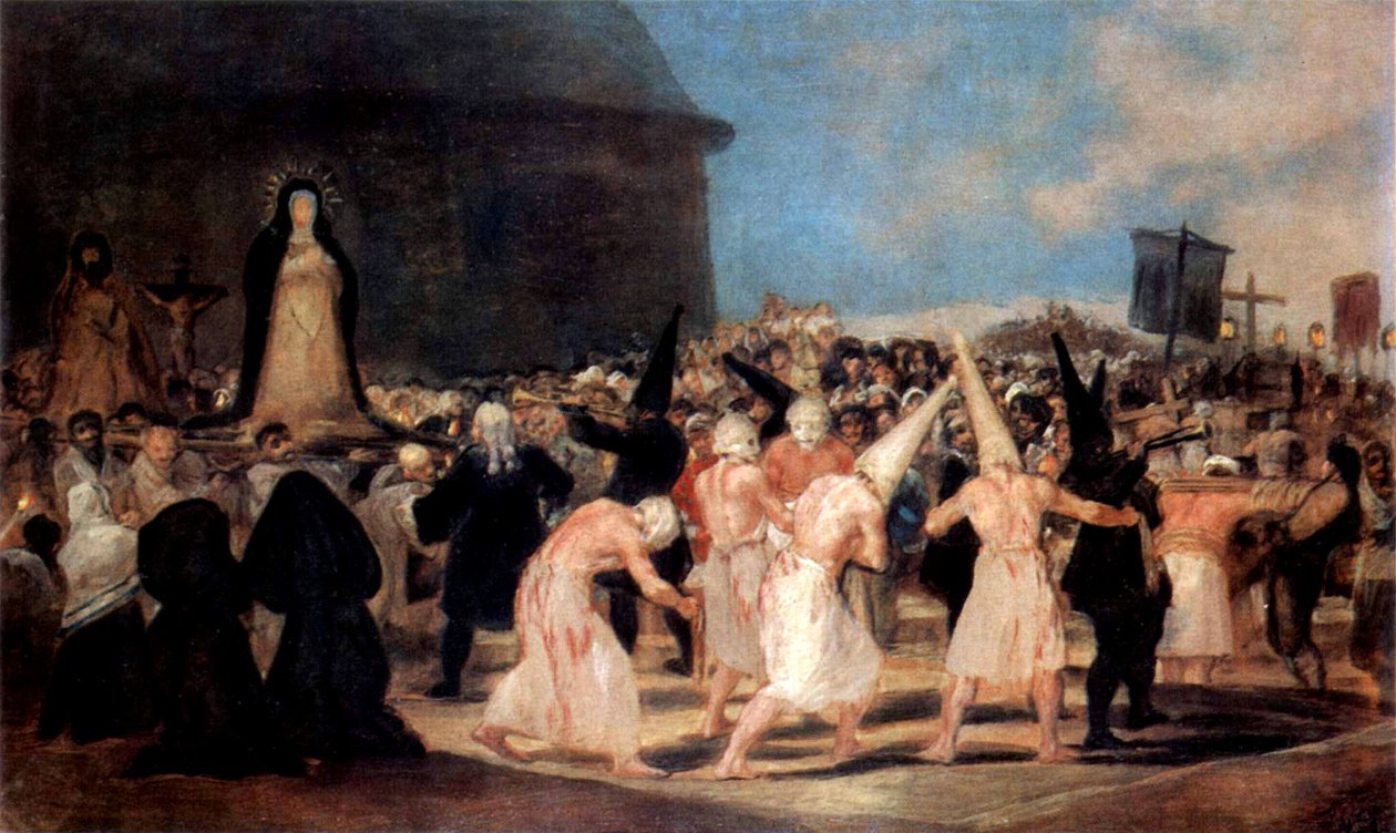 Geißlerprozession tekijältä Francisco de Goya