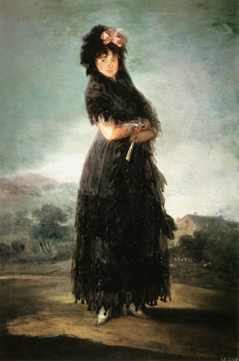 Mariana Waldstein, Santa Cruzin yhdeksäs markiisimarsalkka tekijältä Francisco de Goya