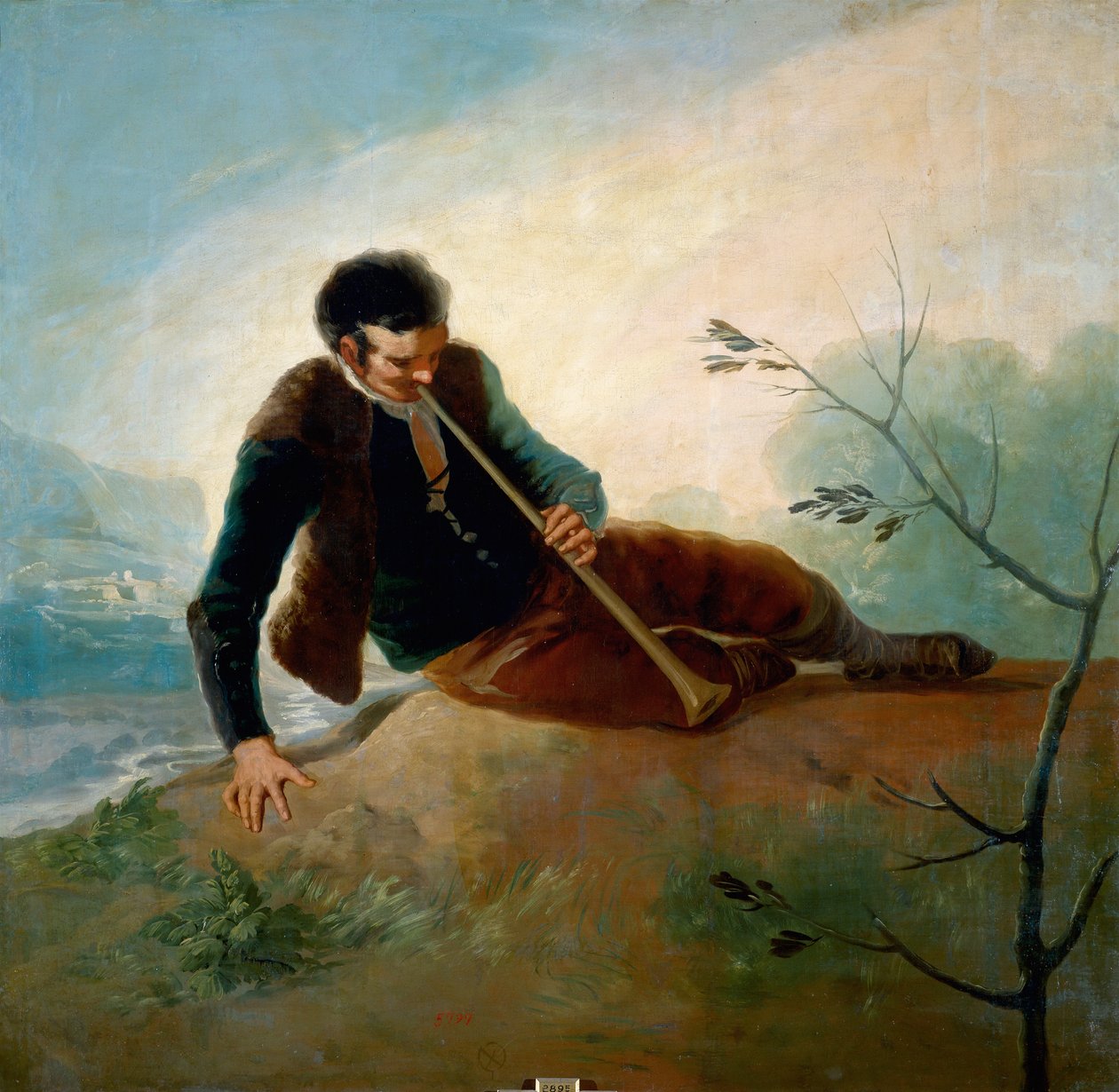 Pastori tocando la dulzaina tekijältä Francisco de Goya