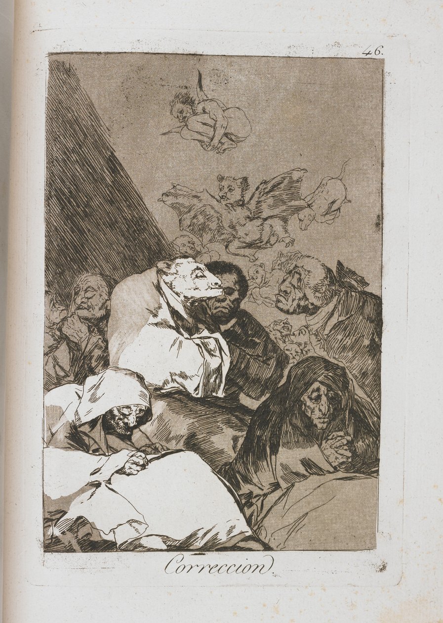 Lauta Los Caprichosista, 1797-1798 tekijältä Francisco de Goya