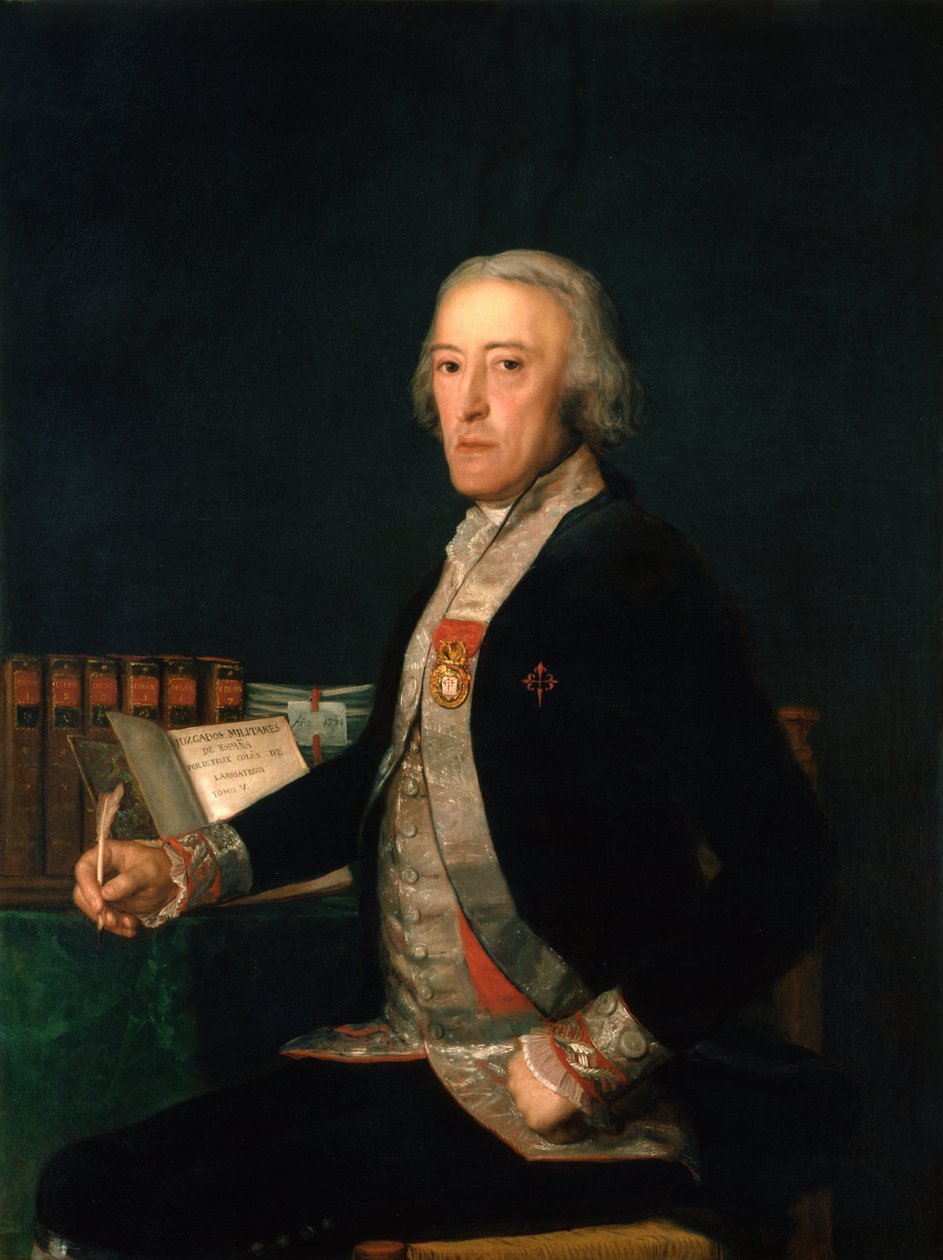 Félix Colón de Larriáteguin muotokuva tekijältä Francisco de Goya