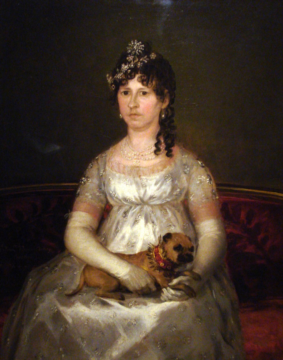 Francisca Vicenta Cholletin ja Caballeron muotokuva tekijältä Francisco de Goya