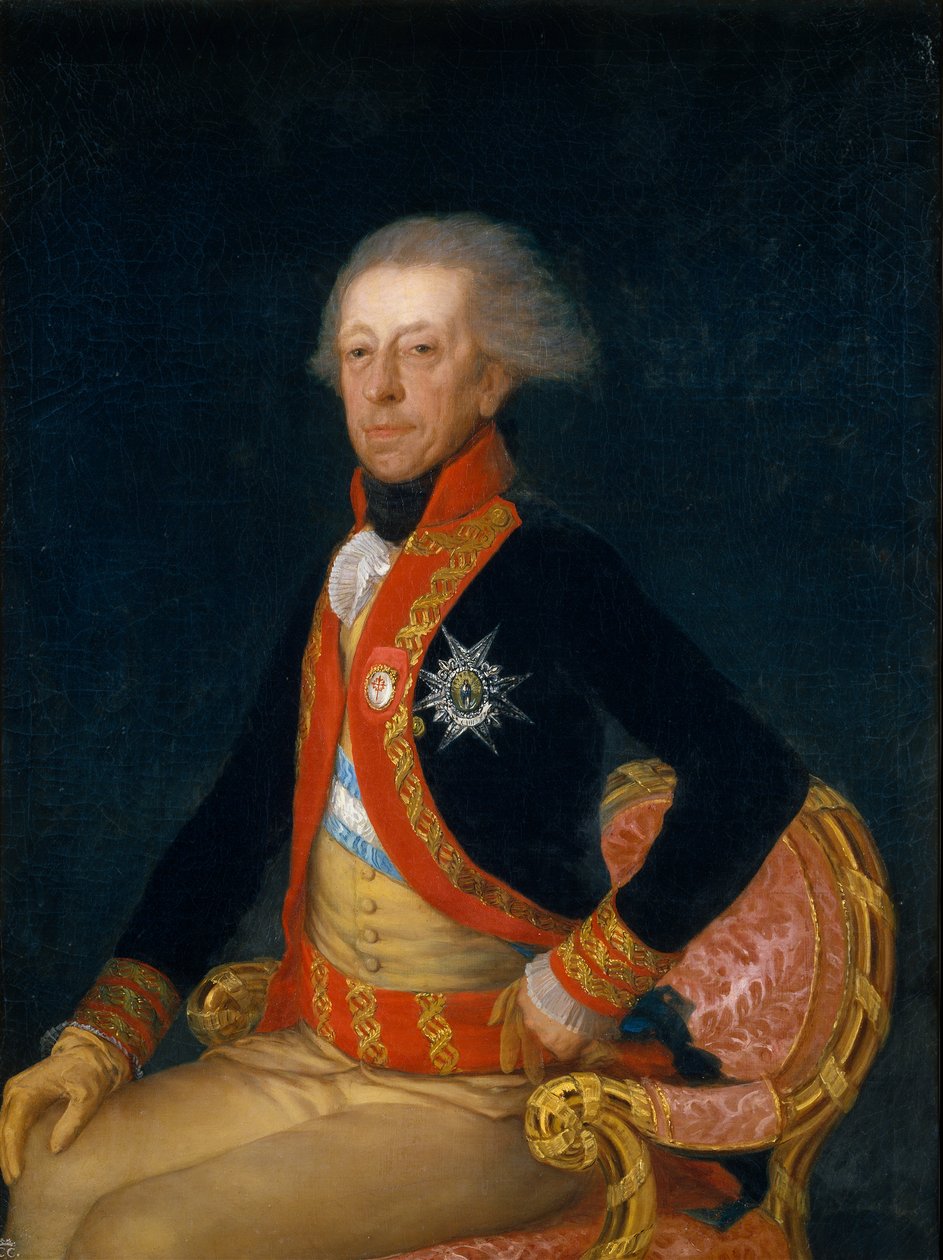 Kenraali Antonio Ricardosin muotokuva tekijältä Francisco de Goya
