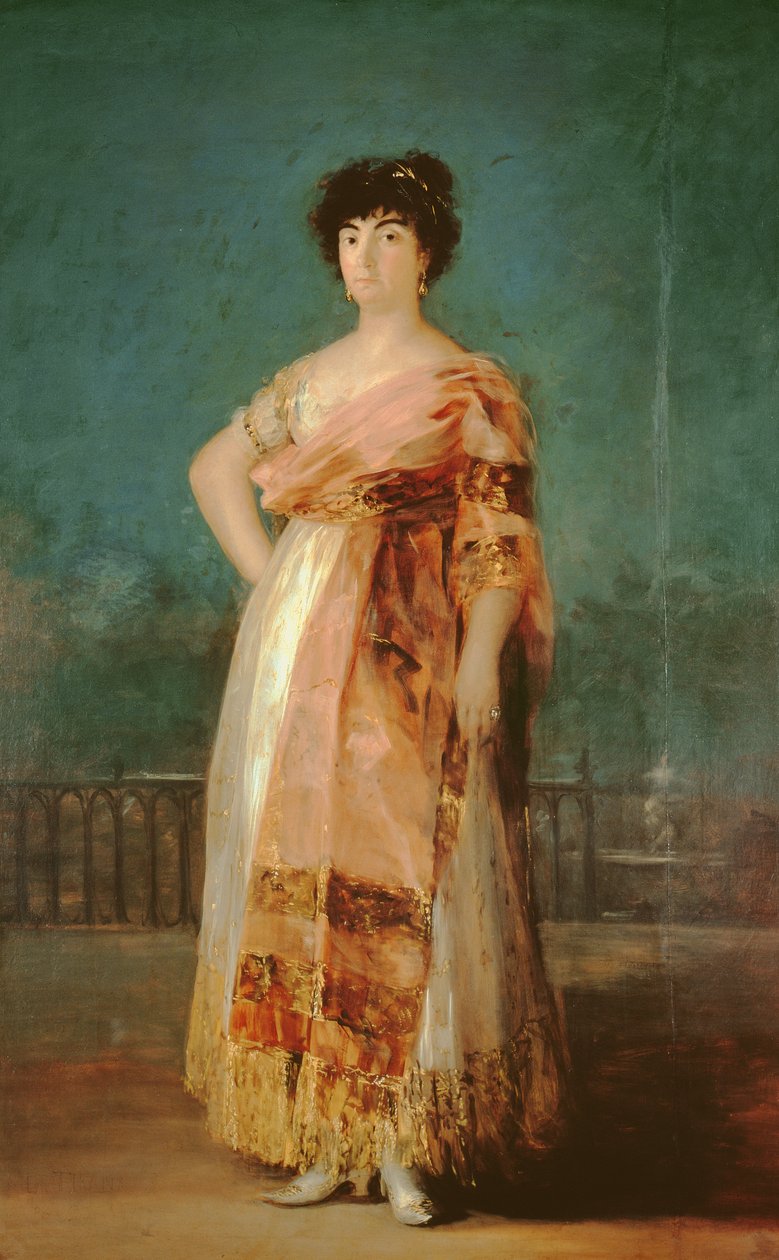 La Tiranan muotokuva, Maria Fernandez, n. 1792 tekijältä Francisco de Goya