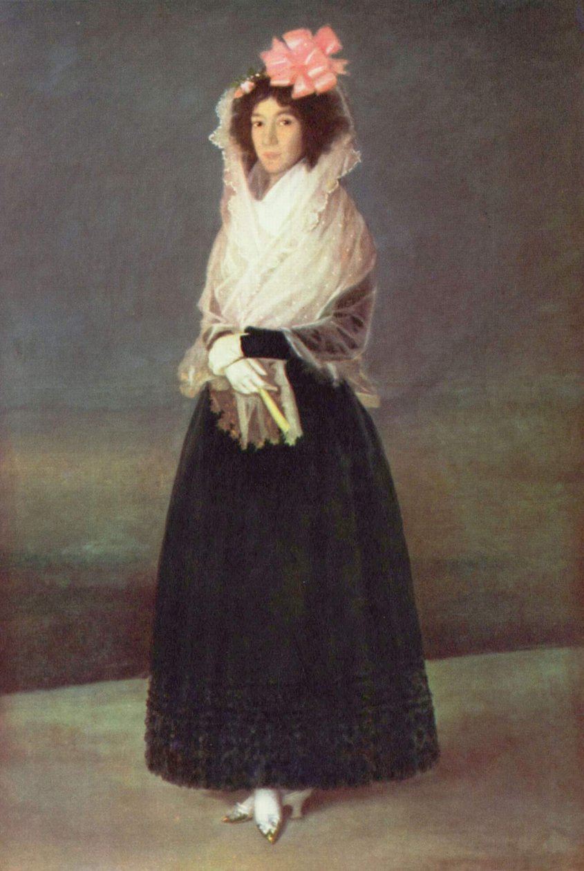 María Rita de Barrenechea ja Moranten muotokuva tekijältä Francisco de Goya