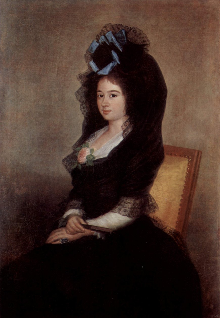Muotokuva Narcisa Baranana de Goicoecheasta tekijältä Francisco de Goya