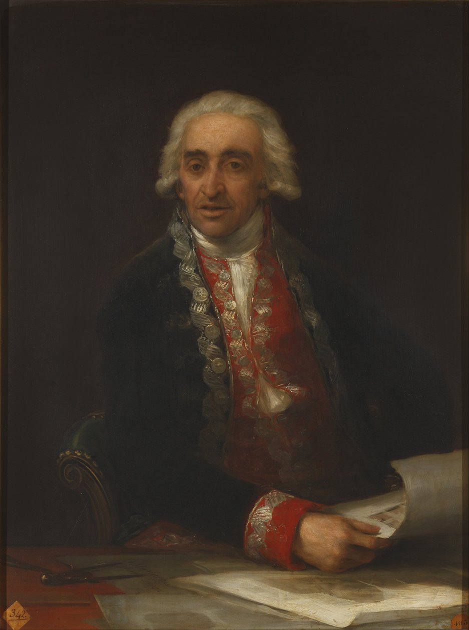 Retrato de Juan de Villanueva tekijältä Francisco de Goya