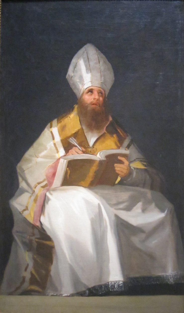Saint Ambrose tekijältä Francisco de Goya