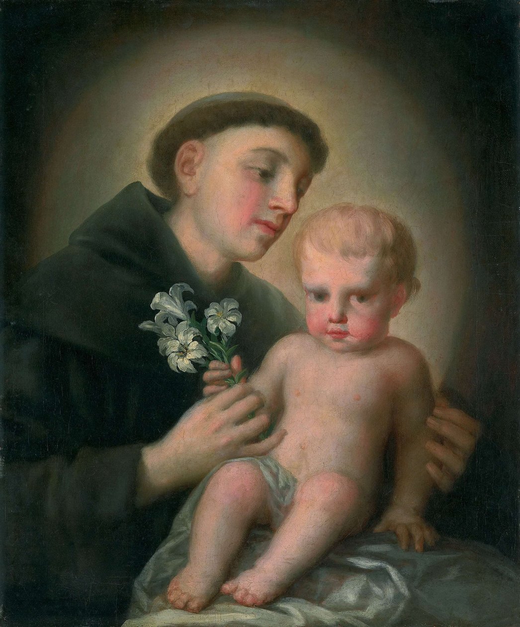 Pyhä Antonius Padovan ja Kristuslapsi tekijältä Francisco de Goya