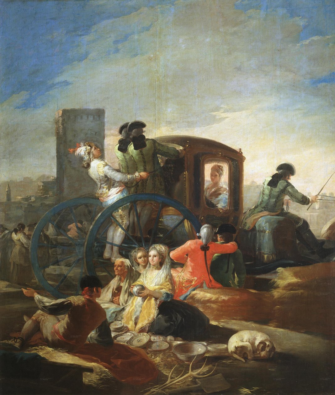 Astioiden myyjä tekijältä Francisco de Goya