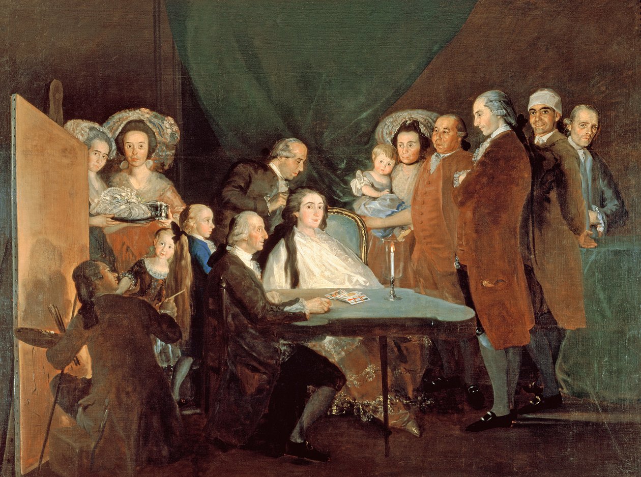 Infante Don Luis de Borbonin perhe, 1783-84 tekijältä Francisco de Goya