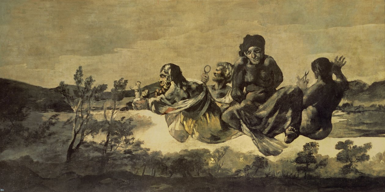 Kohtalot, 1819-23 tekijältä Francisco de Goya